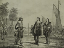 Arrival of representatives for Amsterdam at the Welna manor  (1650)