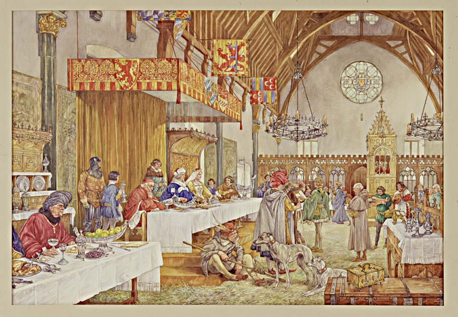 Sprooksprekers in de Ridderzaal, 1394