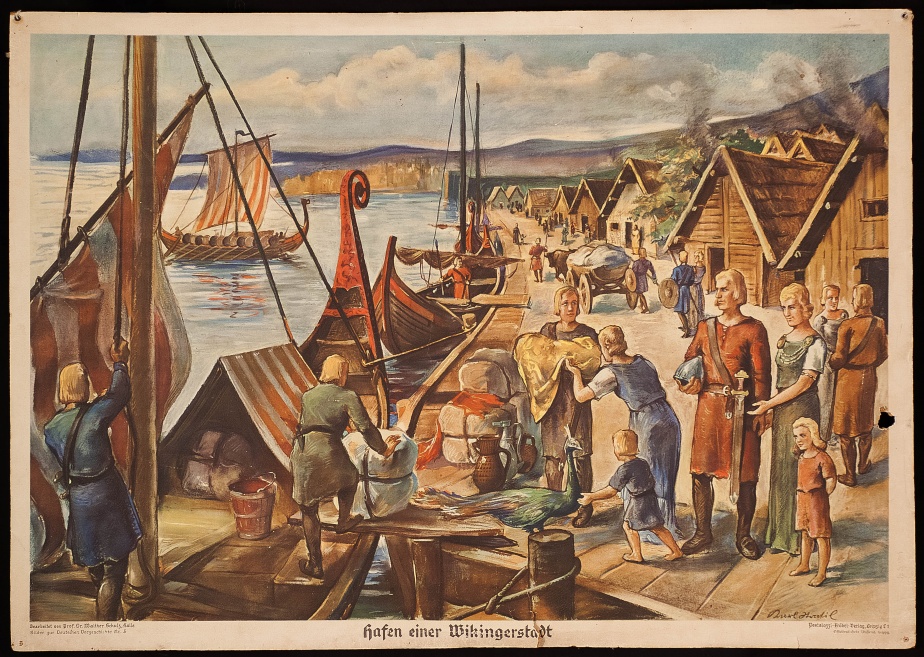 The Harbour of a Viking town