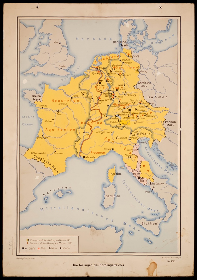 Divisions of the Carolingian Empire