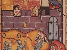 Siege of a medieval castle