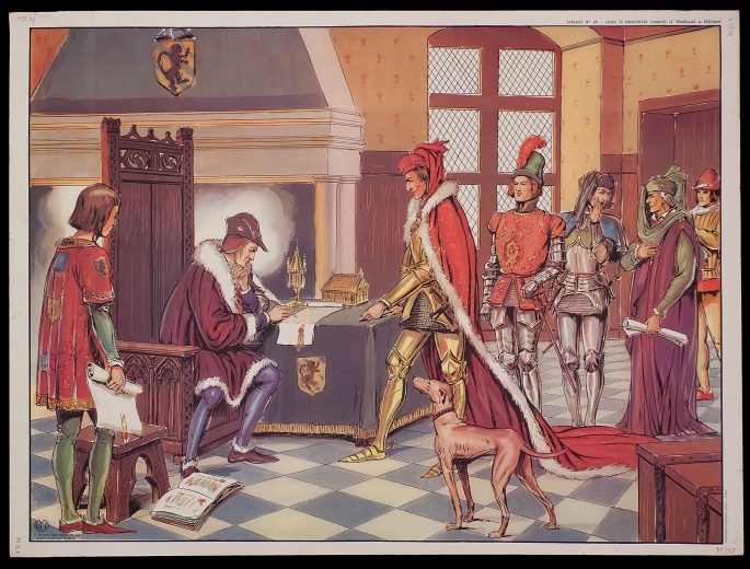 Louis XI of France meets Charles the Bold in Péronne
