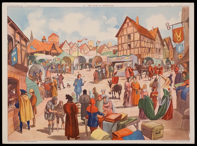 A medieval market