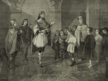 Charlemagne visits schools (768 – 814)